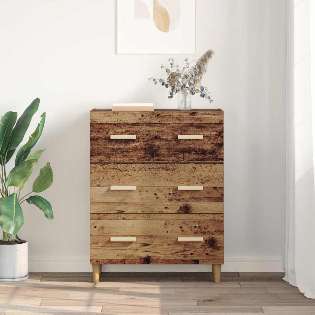 Dressoir Oudhout 69,5 x 34 x 90 cm Bewerkt hout is nu te koop bij PeponiXL, paradijselijk wonen!
