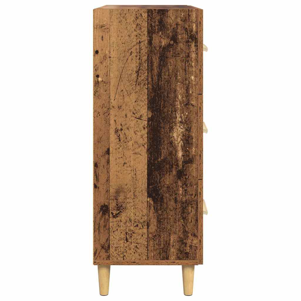 Dressoir Oudhout 69,5 x 34 x 90 cm Bewerkt hout is nu te koop bij PeponiXL, paradijselijk wonen!
