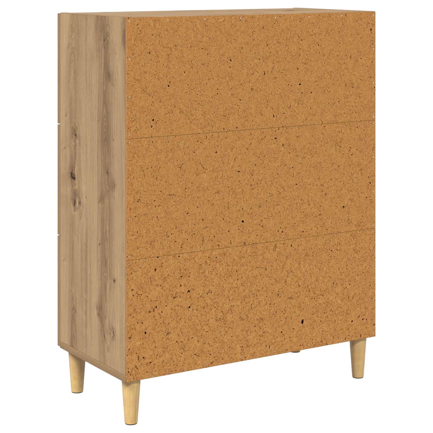 Dressoir Artisan Eiken 69,5 x 34 x 90 cm Bewerkt hout is nu te koop bij PeponiXL, paradijselijk wonen!