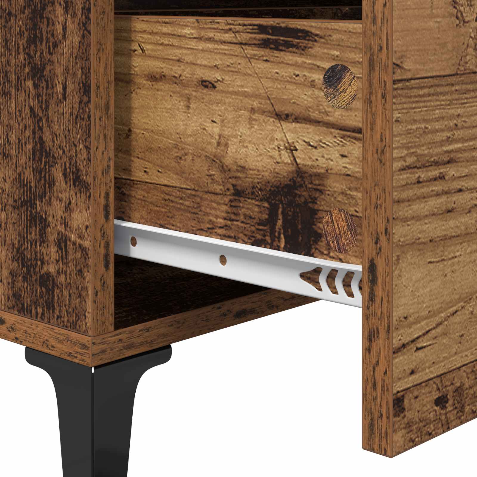 Dressoir Oud hout 69,5 x 34 x 90 cm Gemonteerd hout en ijzer is nu te koop bij PeponiXL, paradijselijk wonen!