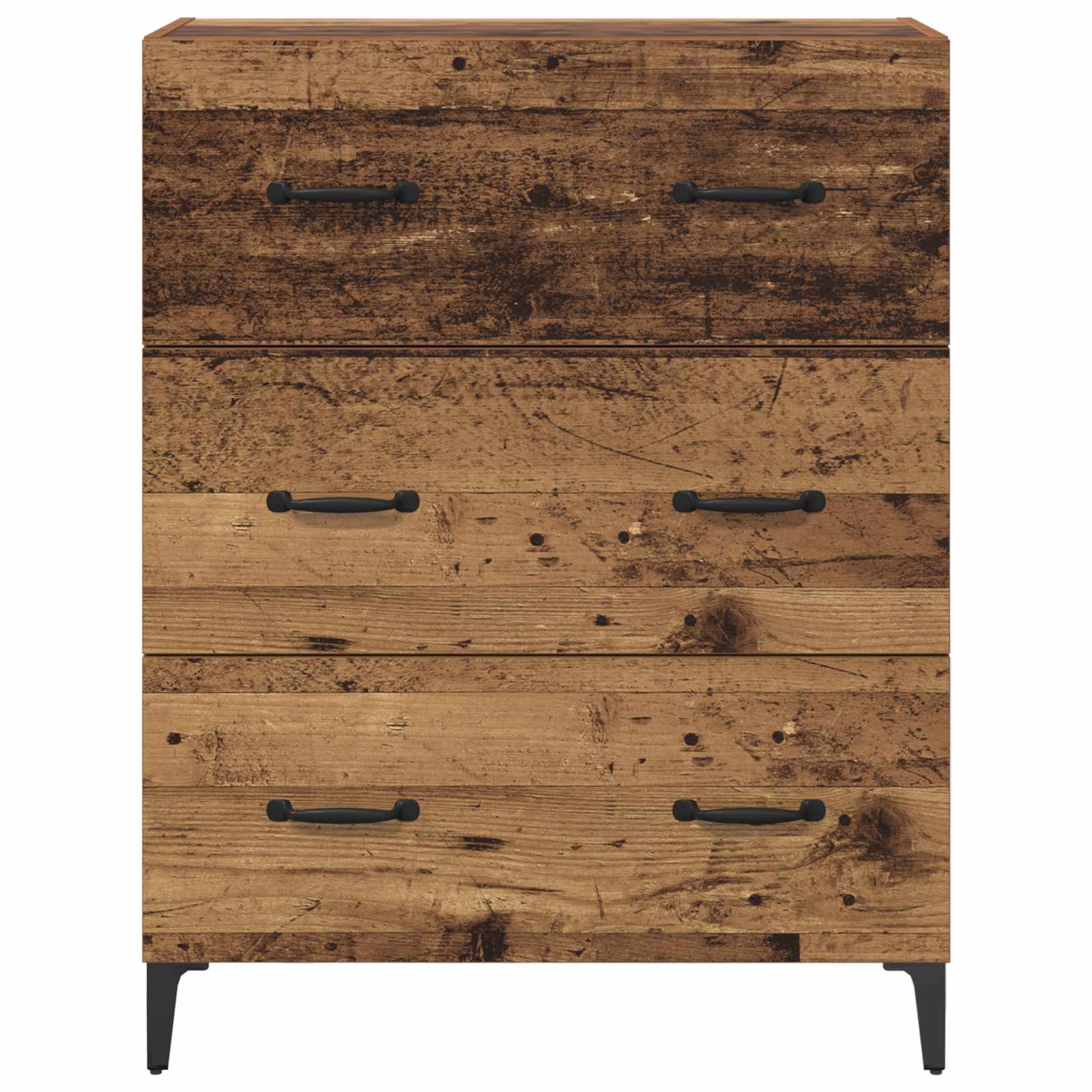 Dressoir Oud hout 69,5 x 34 x 90 cm Gemonteerd hout en ijzer is nu te koop bij PeponiXL, paradijselijk wonen!
