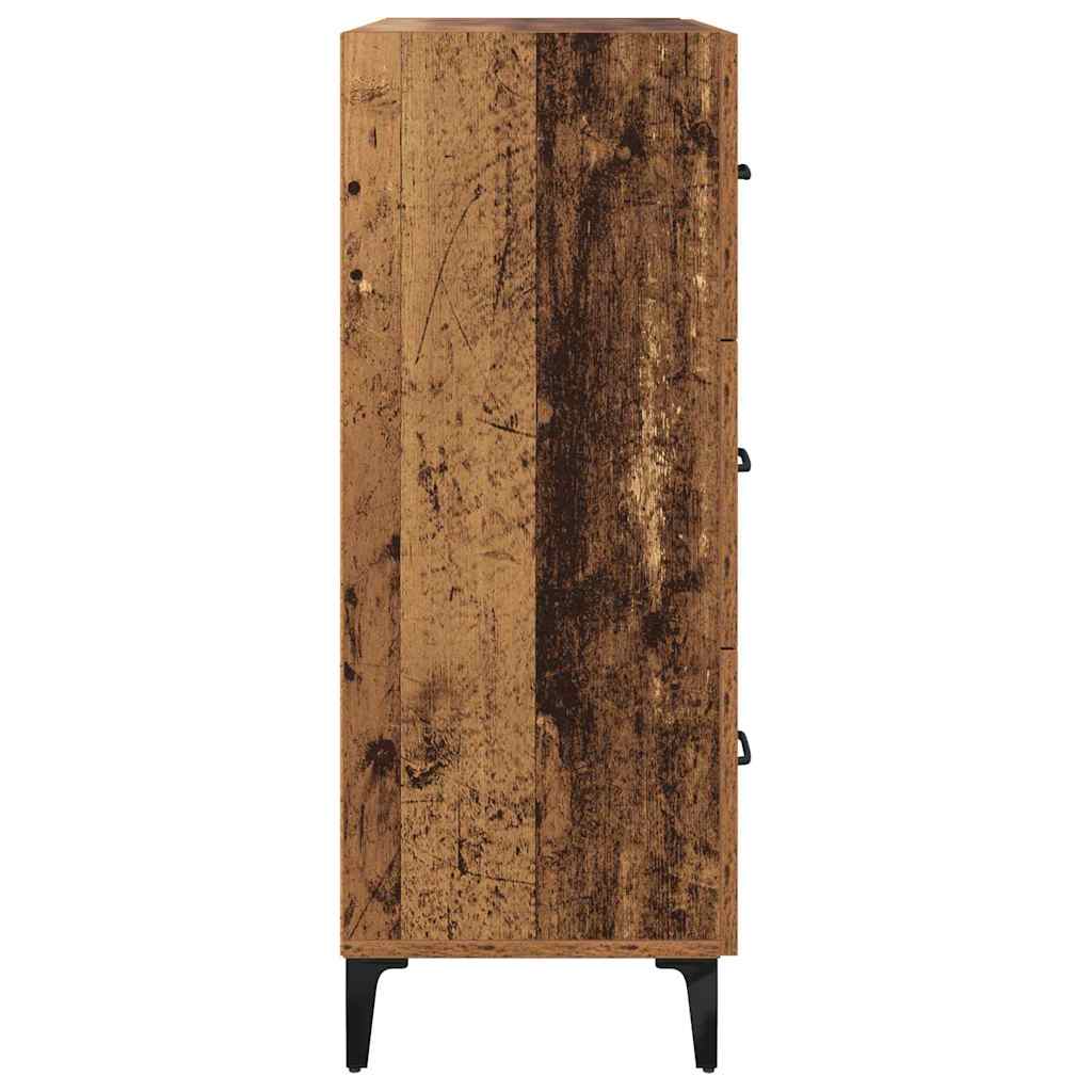 Dressoir Oud hout 69,5 x 34 x 90 cm Gemonteerd hout en ijzer is nu te koop bij PeponiXL, paradijselijk wonen!