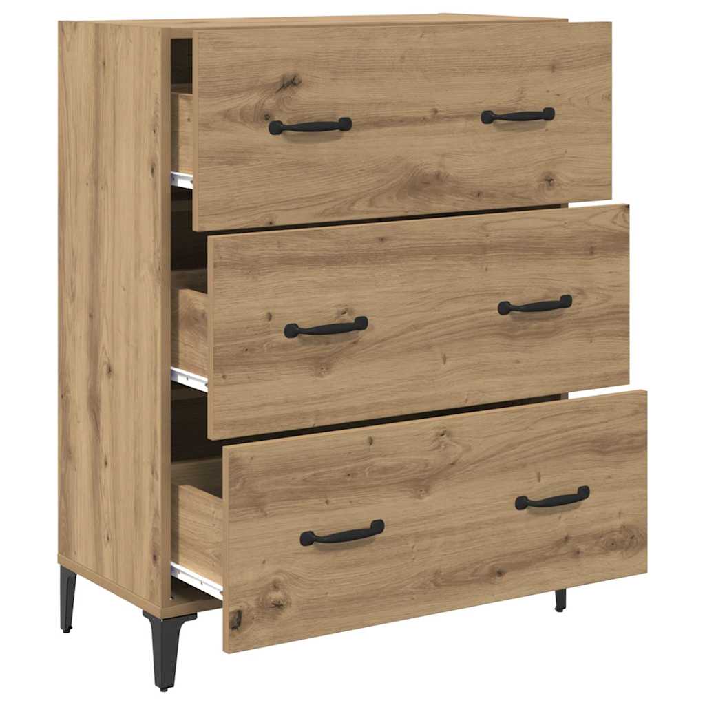 Dressoir met lade Artisan Eiken 69,5 x 34 x 90 cm is nu te koop bij PeponiXL, paradijselijk wonen!