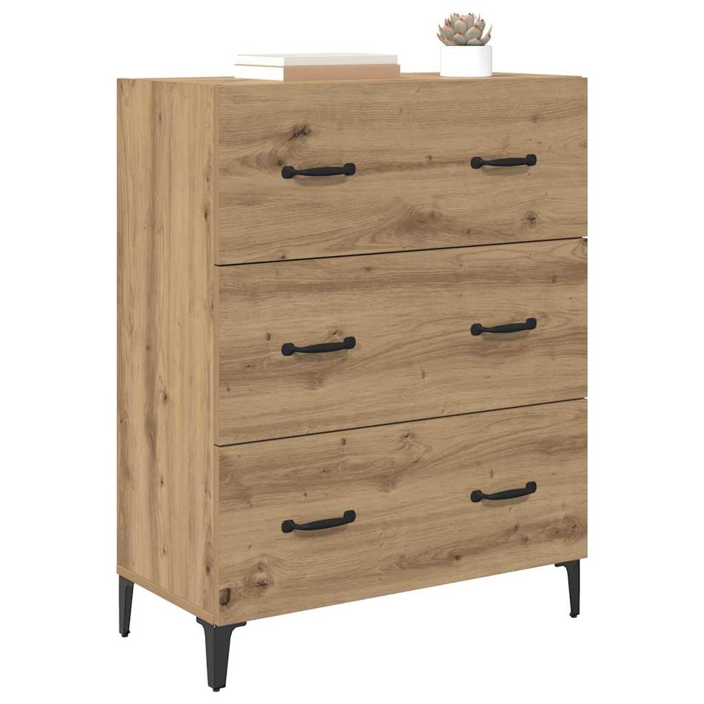 Dressoir met lade Artisan Eiken 69,5 x 34 x 90 cm is nu te koop bij PeponiXL, paradijselijk wonen!
