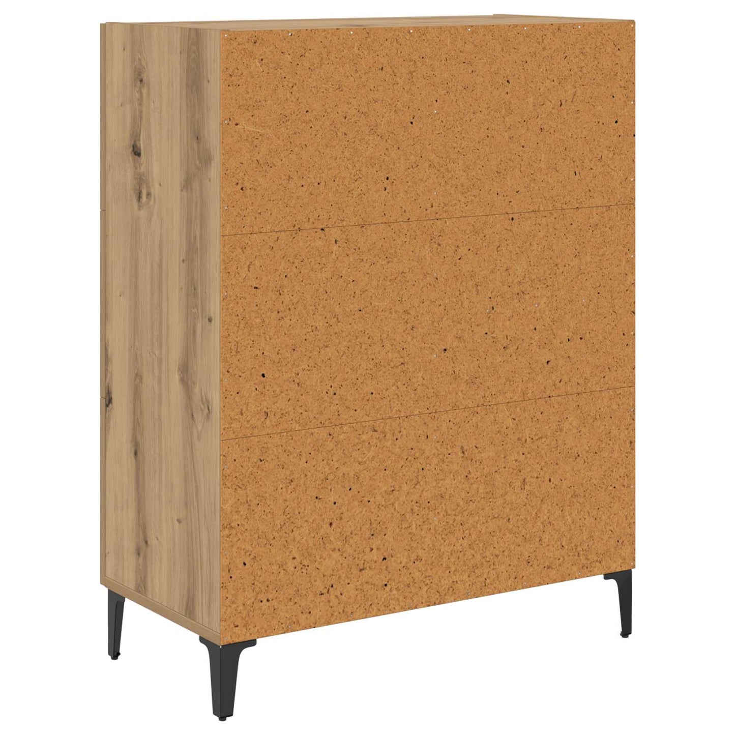Dressoir met lade Artisan Eiken 69,5 x 34 x 90 cm Bewerkt hout is nu te koop bij PeponiXL, paradijselijk wonen!