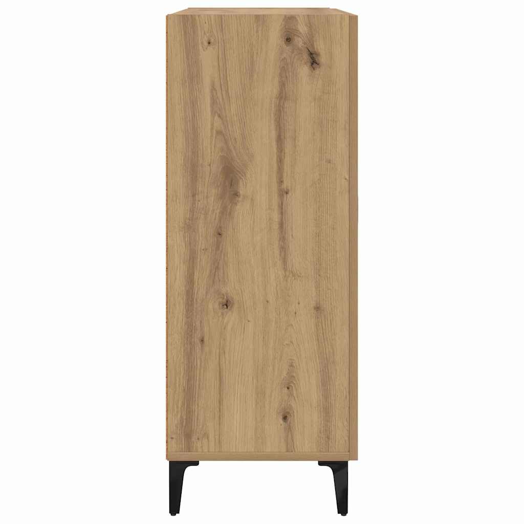 Dressoir met lade Artisan Eiken 69,5 x 34 x 90 cm Bewerkt hout is nu te koop bij PeponiXL, paradijselijk wonen!