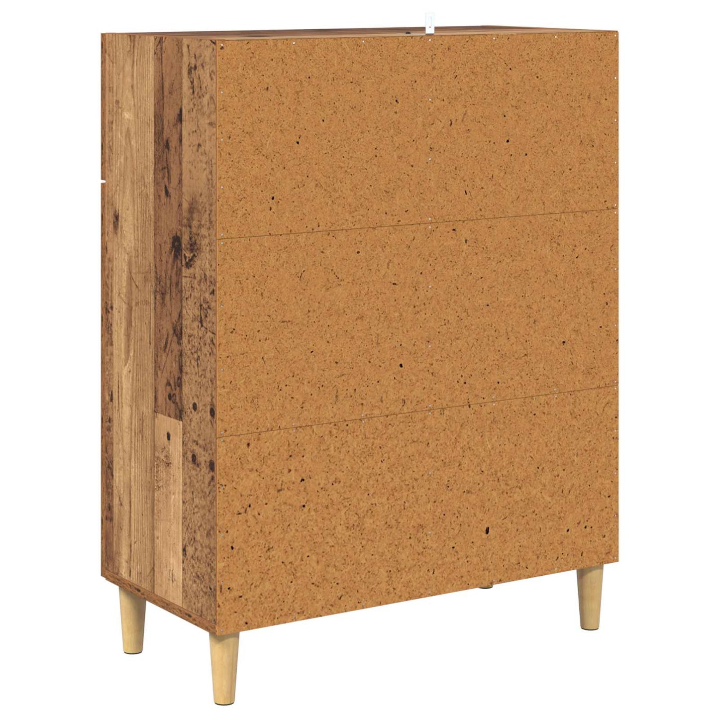 Dressoir met lade Oud hout 34 x 69.5 x 89 cm Bewerkt hout is nu te koop bij PeponiXL, paradijselijk wonen!