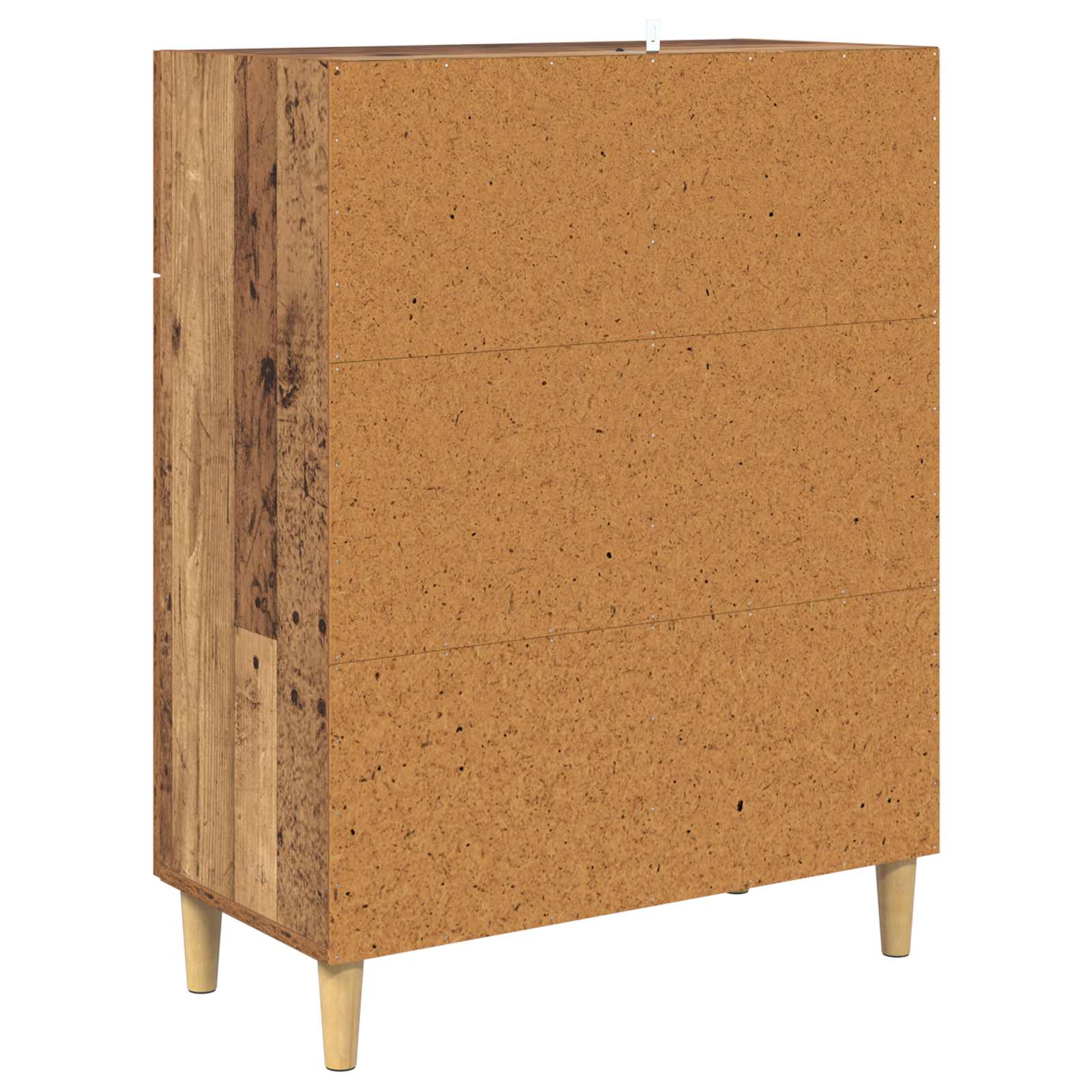 Dressoir met lade Oud hout 34 x 69.5 x 89 cm Bewerkt hout is nu te koop bij PeponiXL, paradijselijk wonen!