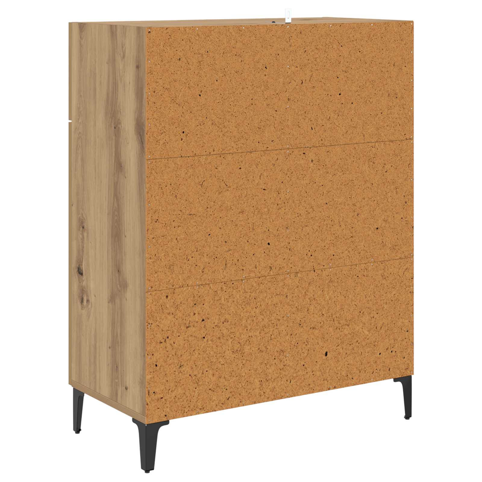 Dressoir met lade Artisan Eiken 69,5 x 34 x 90 cm Bewerkt hout is nu te koop bij PeponiXL, paradijselijk wonen!