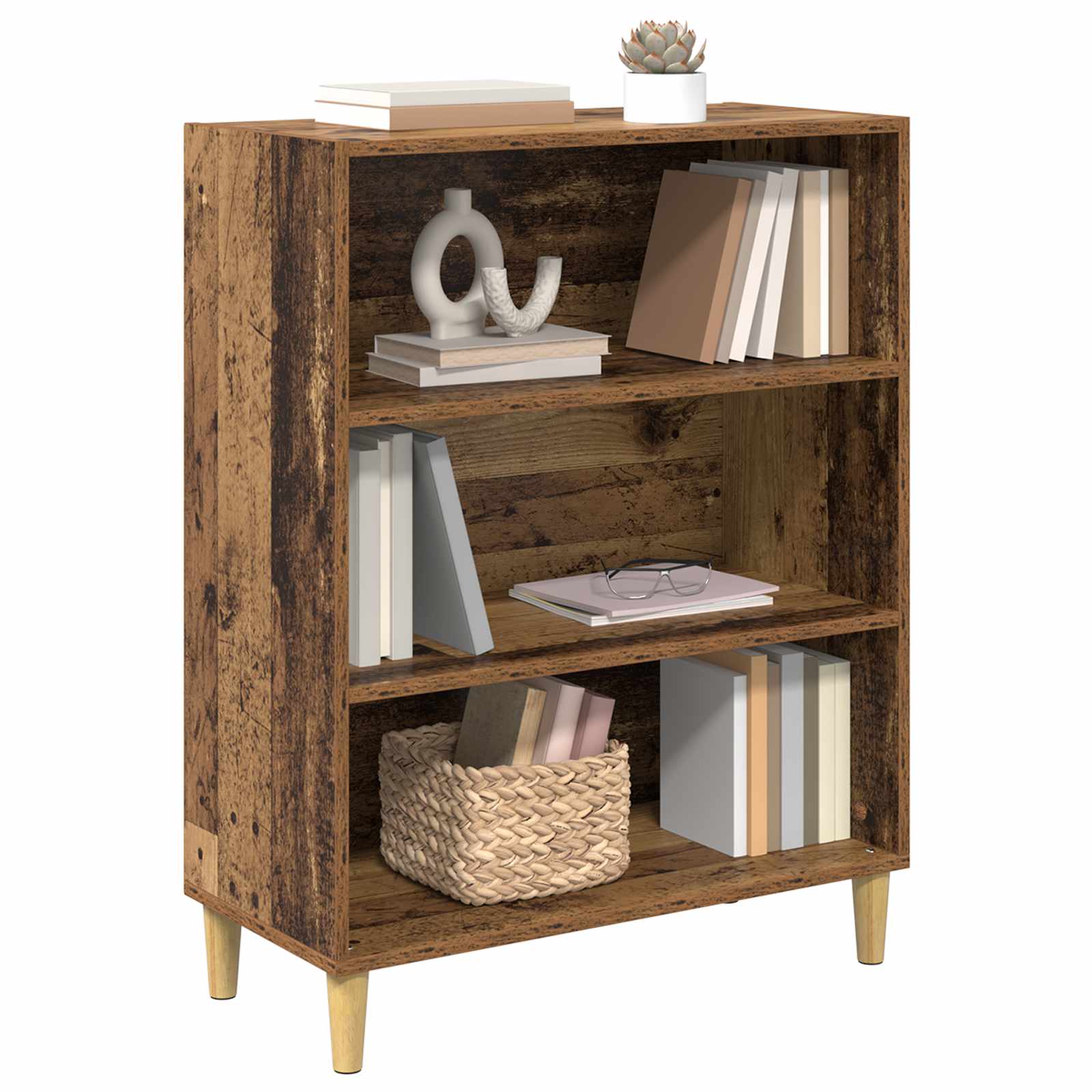 Dressoir Oudhout 69,5 x 32,5 x 90 cm Bewerkt hout is nu te koop bij PeponiXL, paradijselijk wonen!
