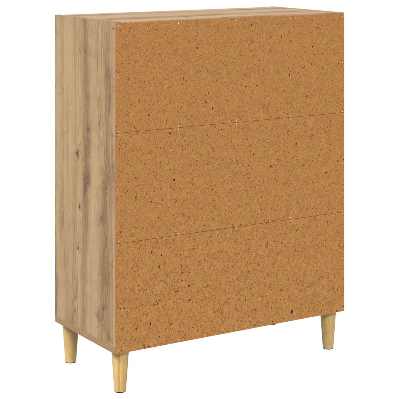 Dressoir Artisan Eiken 69,5 x 32,5 x 90 cm Bewerkt hout is nu te koop bij PeponiXL, paradijselijk wonen!
