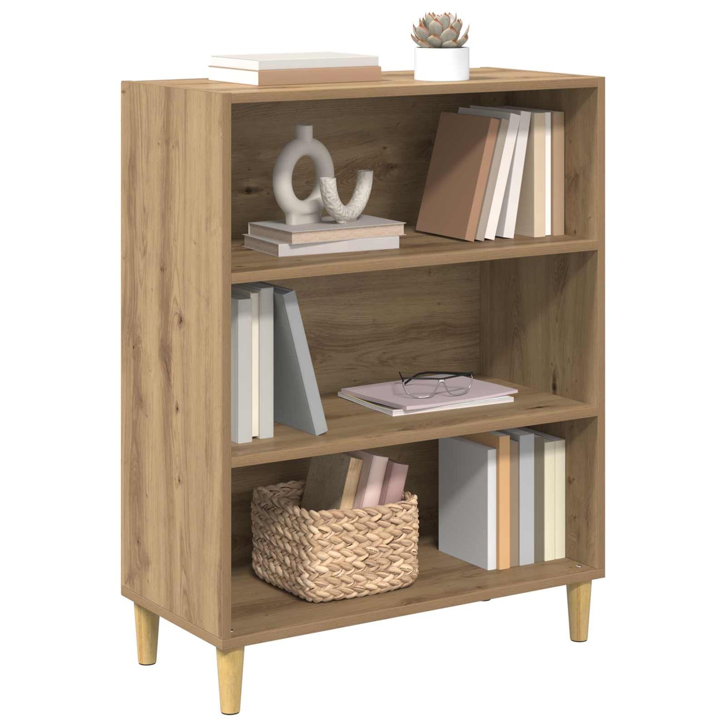 Dressoir Artisan Eiken 69,5 x 32,5 x 90 cm Bewerkt hout is nu te koop bij PeponiXL, paradijselijk wonen!