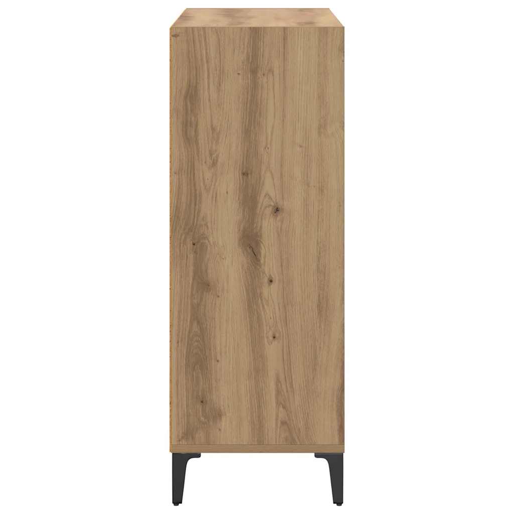 Dressoir Artisan Eiken 69,5 x 32,5 x 90 cm Bewerkt hout is nu te koop bij PeponiXL, paradijselijk wonen!