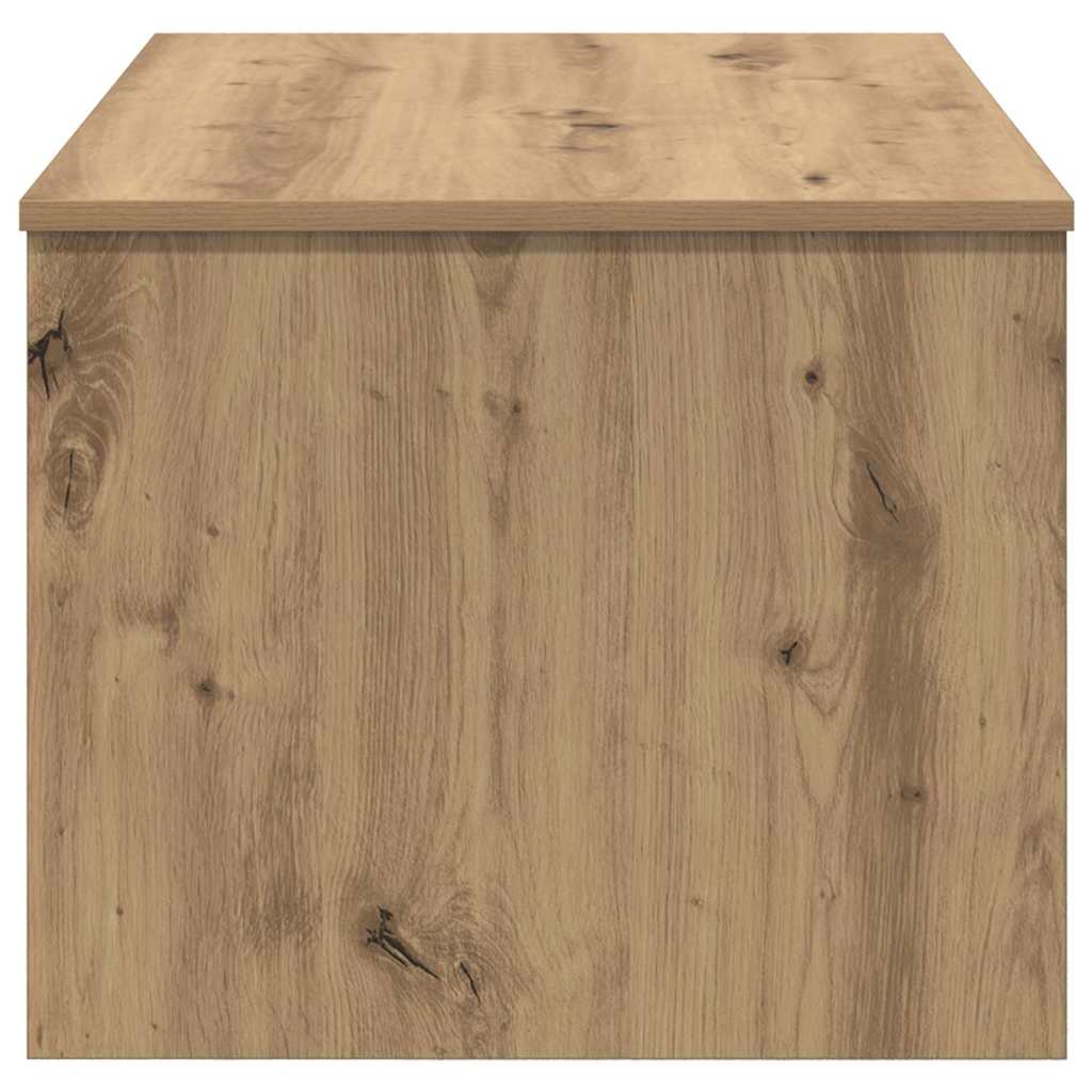 Salontafel Artisan Eiken 80 x 50,5 x 41,5 cm Bewerkt hout is nu te koop bij PeponiXL, paradijselijk wonen!