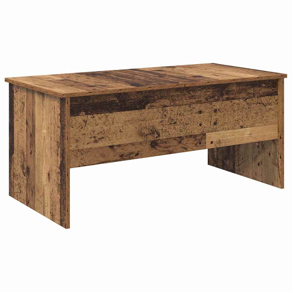 Salontafel Oud Hout 102 x 50,5 x 46,5 cm Bewerkt hout is nu te koop bij PeponiXL, paradijselijk wonen!