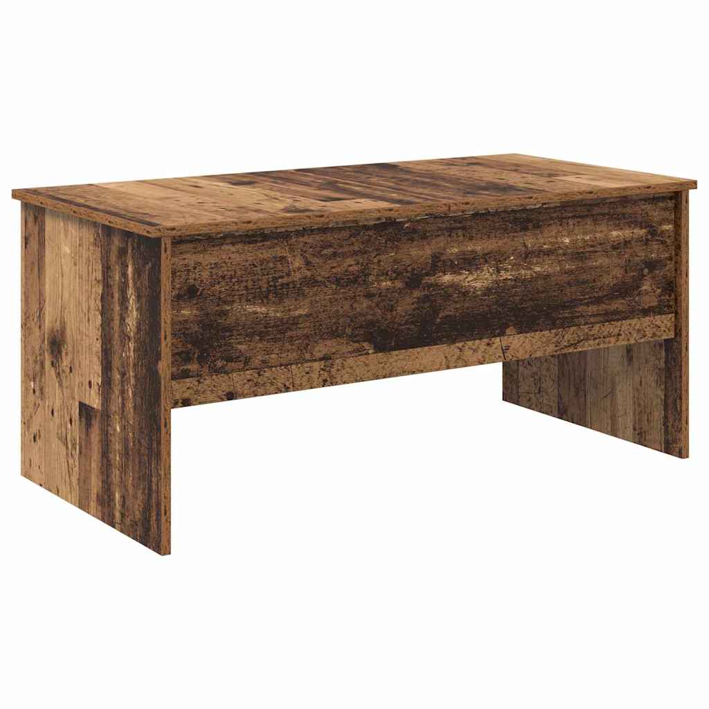 Salontafel Oud Hout 102 x 50,5 x 46,5 cm Bewerkt hout is nu te koop bij PeponiXL, paradijselijk wonen!