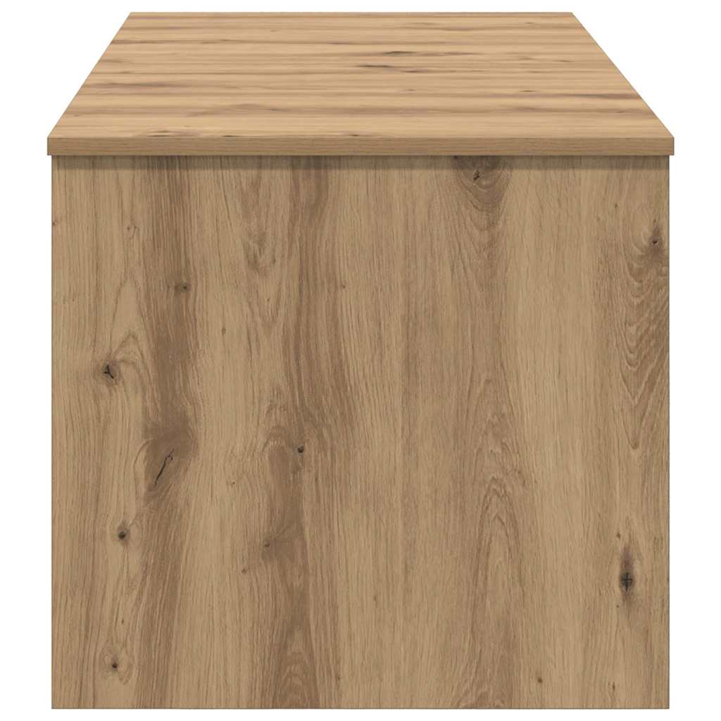 Salontafel Artisan Eiken 102 x 50,5 x 46,5 cm Bewerkt hout is nu te koop bij PeponiXL, paradijselijk wonen!