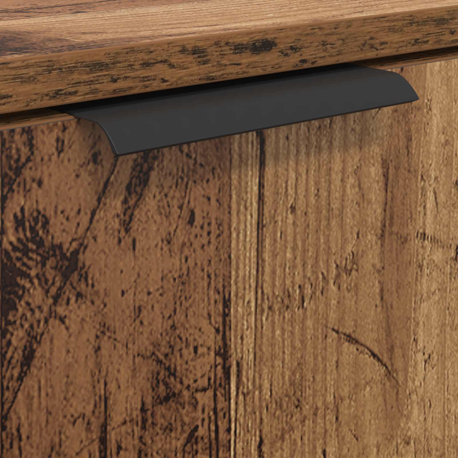 Badkamer Kast Oud Hout 64,5 x 33,5 x 59 cm Bewerkt hout is nu te koop bij PeponiXL, paradijselijk wonen!