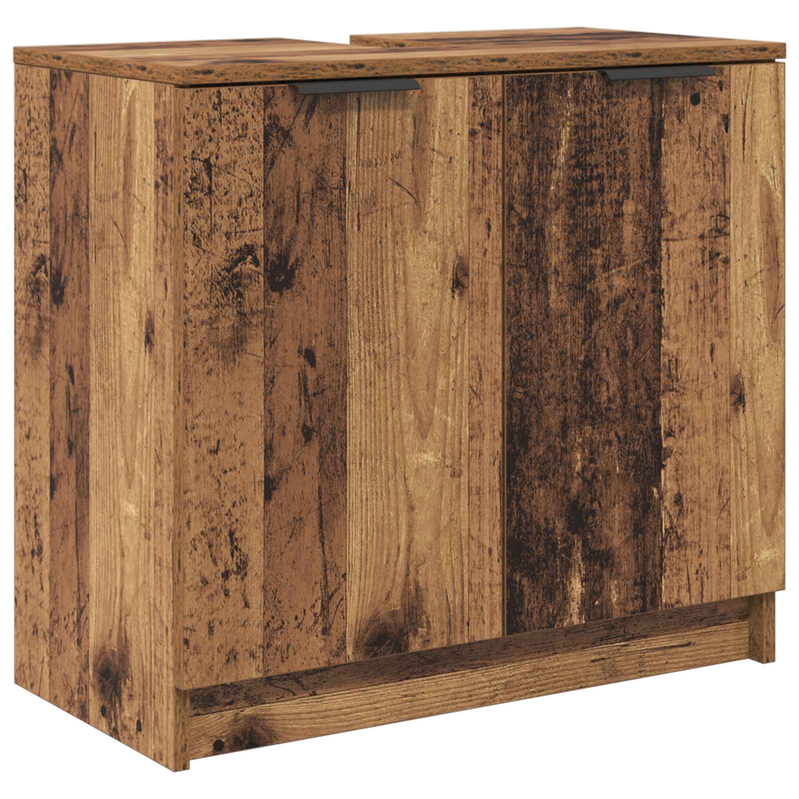 Badkamer Kast Oud Hout 64,5 x 33,5 x 59 cm Bewerkt hout is nu te koop bij PeponiXL, paradijselijk wonen!