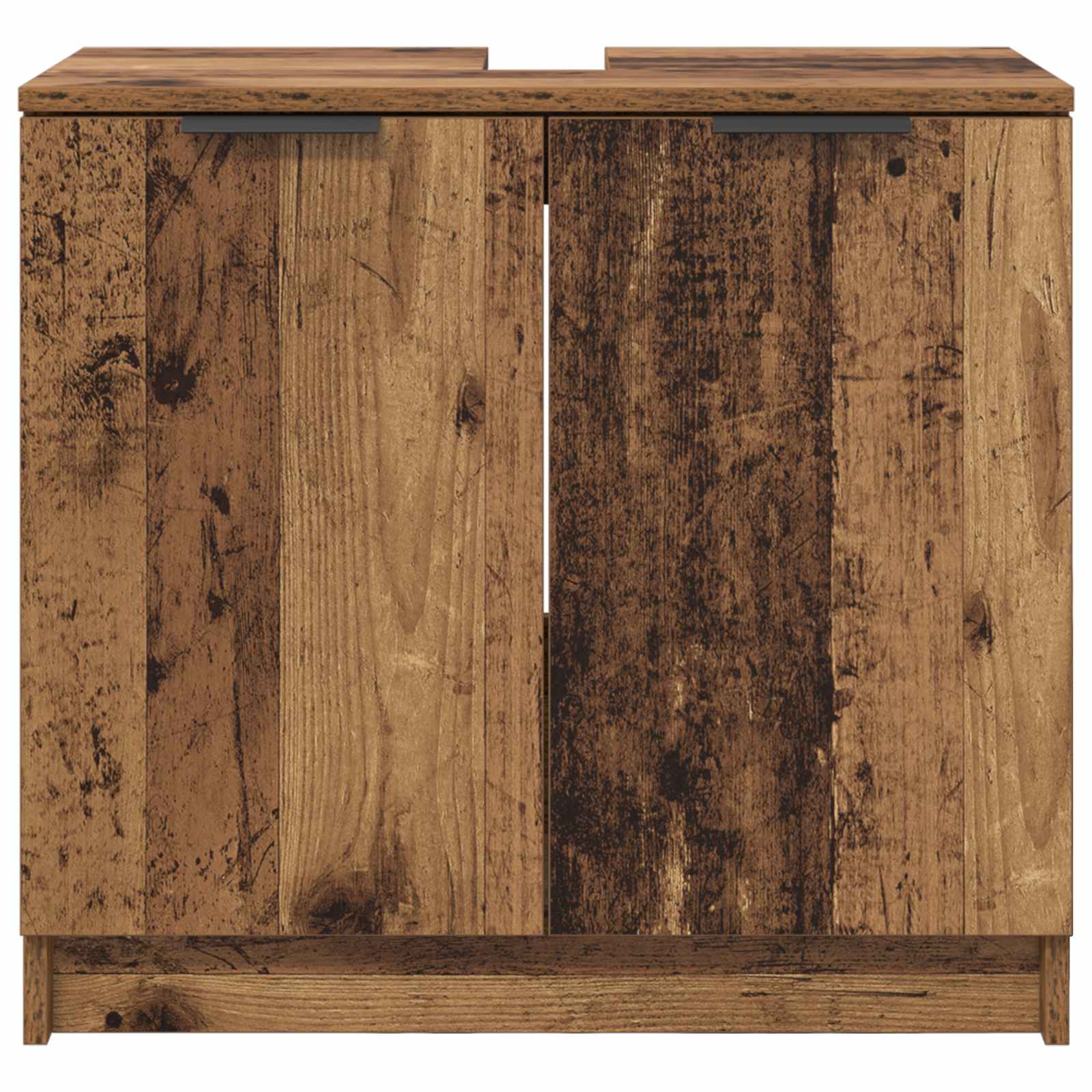 Badkamer Kast Oud Hout 64,5 x 33,5 x 59 cm Bewerkt hout is nu te koop bij PeponiXL, paradijselijk wonen!