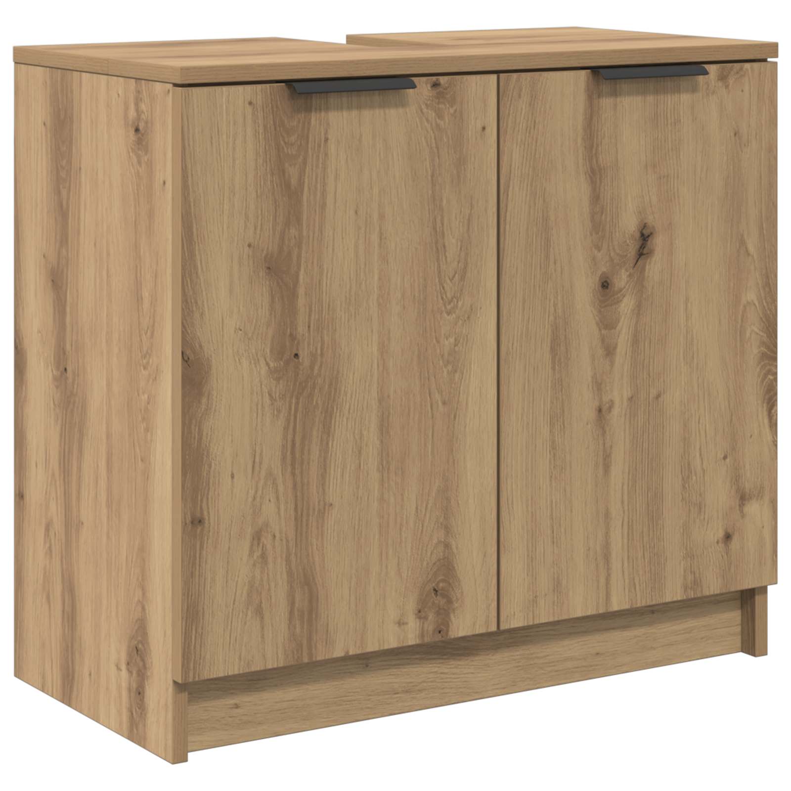 Badkamer Kast Artisan Eiken 64,5 x 33,5 x 59 cm Bewerkt hout is nu te koop bij PeponiXL, paradijselijk wonen!