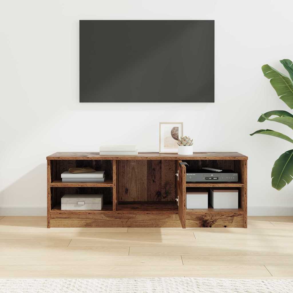 TV-kast Oud Hout 102 x 35 x 36,5 cm Bewerkt hout is nu te koop bij PeponiXL, paradijselijk wonen!