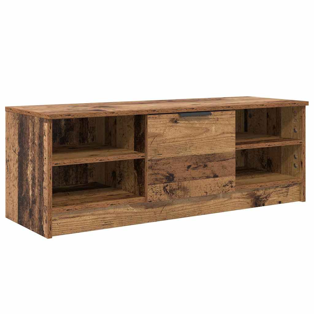 TV-kast Oud Hout 102 x 35 x 36,5 cm Bewerkt hout is nu te koop bij PeponiXL, paradijselijk wonen!
