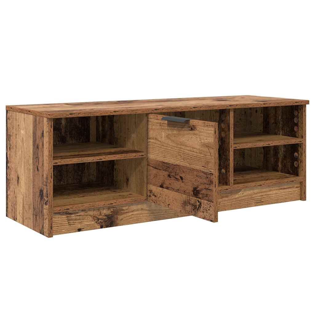 TV-kast Oud Hout 102 x 35 x 36,5 cm Bewerkt hout is nu te koop bij PeponiXL, paradijselijk wonen!