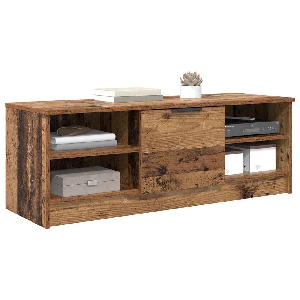 TV-kast Oud Hout 102 x 35 x 36,5 cm Bewerkt hout is nu te koop bij PeponiXL, paradijselijk wonen!
