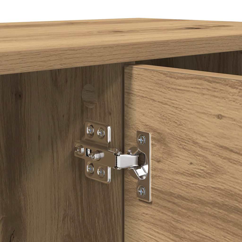 TV-kast Artisan Eiken 102 x 35 x 36,5 cm Bewerkt hout is nu te koop bij PeponiXL, paradijselijk wonen!