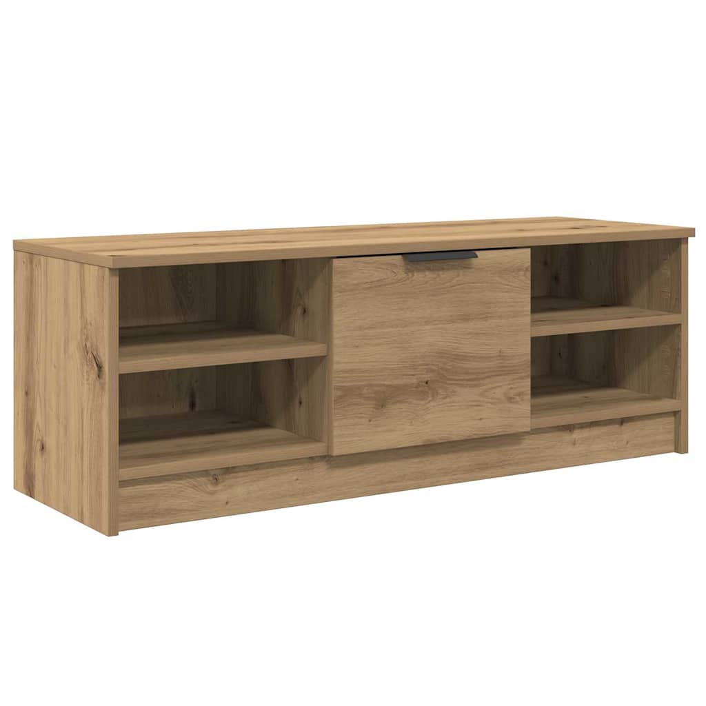TV-kast Artisan Eiken 102 x 35 x 36,5 cm Bewerkt hout is nu te koop bij PeponiXL, paradijselijk wonen!
