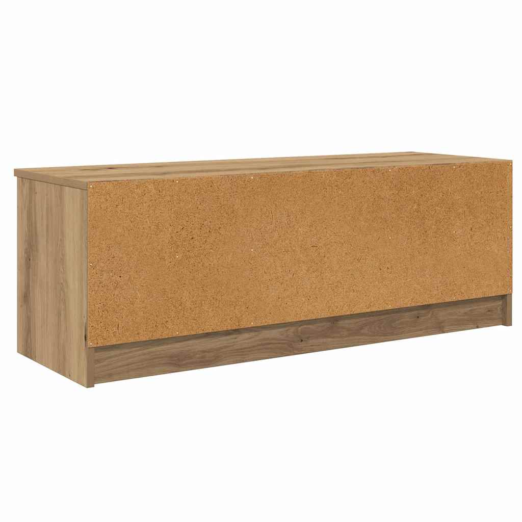 TV-kast Artisan Eiken 102 x 35 x 36,5 cm Bewerkt hout is nu te koop bij PeponiXL, paradijselijk wonen!