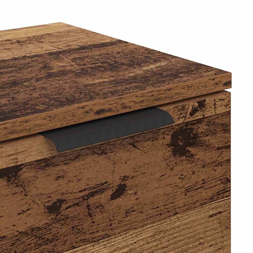 Dressoir met lade Oudhout 60 x 30 x 70 cm Bewerkt hout is nu te koop bij PeponiXL, paradijselijk wonen!