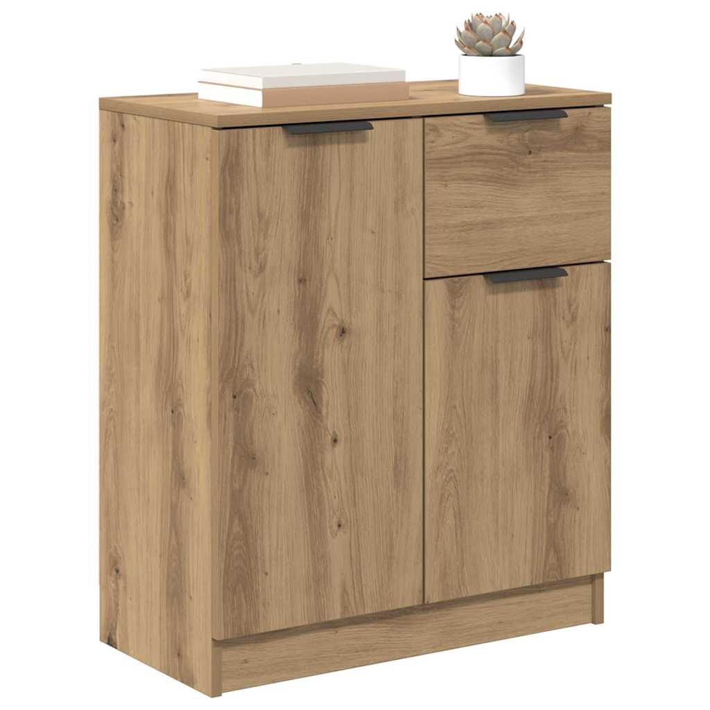 Dressoir met lade Artisan Eiken 60 x 30 x 70 cm Bewerkt hout is nu te koop bij PeponiXL, paradijselijk wonen!