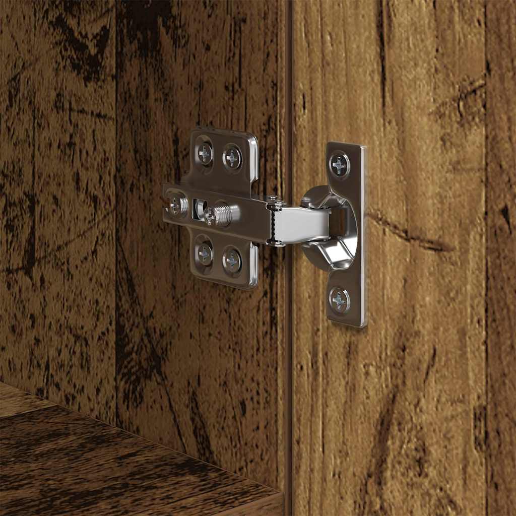 Dressoir Oudhout 30 x 30 x 70 cm Bewerkt hout is nu te koop bij PeponiXL, paradijselijk wonen!