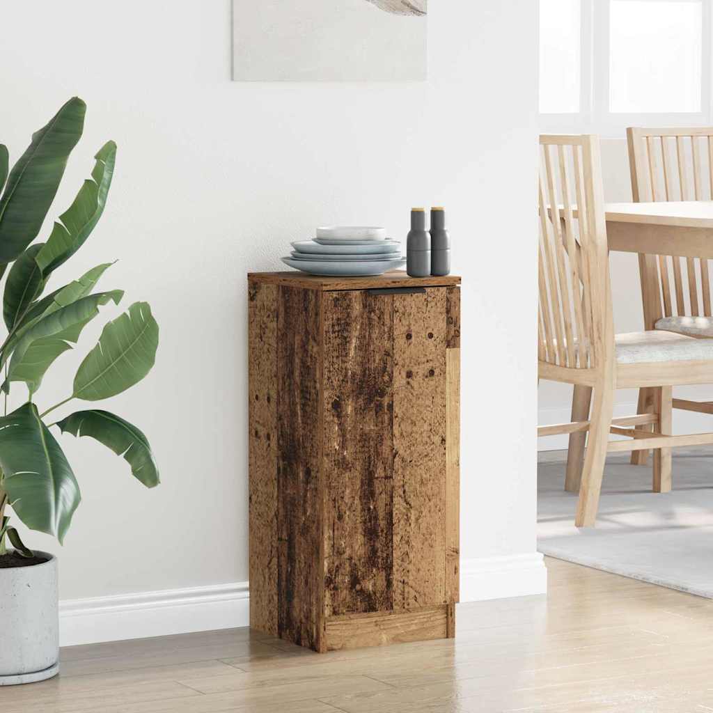 Dressoir Oudhout 30 x 30 x 70 cm Bewerkt hout is nu te koop bij PeponiXL, paradijselijk wonen!