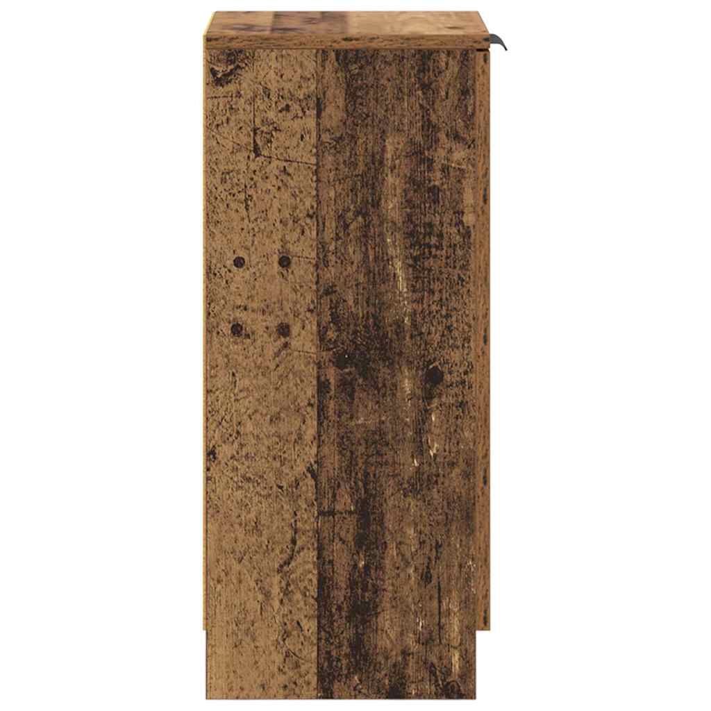 Dressoir Oudhout 30 x 30 x 70 cm Bewerkt hout is nu te koop bij PeponiXL, paradijselijk wonen!
