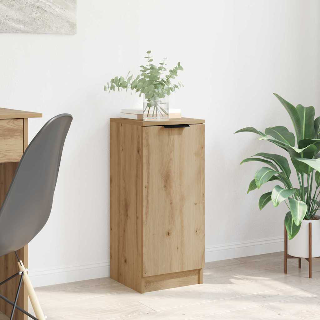 Dressoir Artisan Eiken 30 x 30 x 70 cm Bewerkt hout is nu te koop bij PeponiXL, paradijselijk wonen!