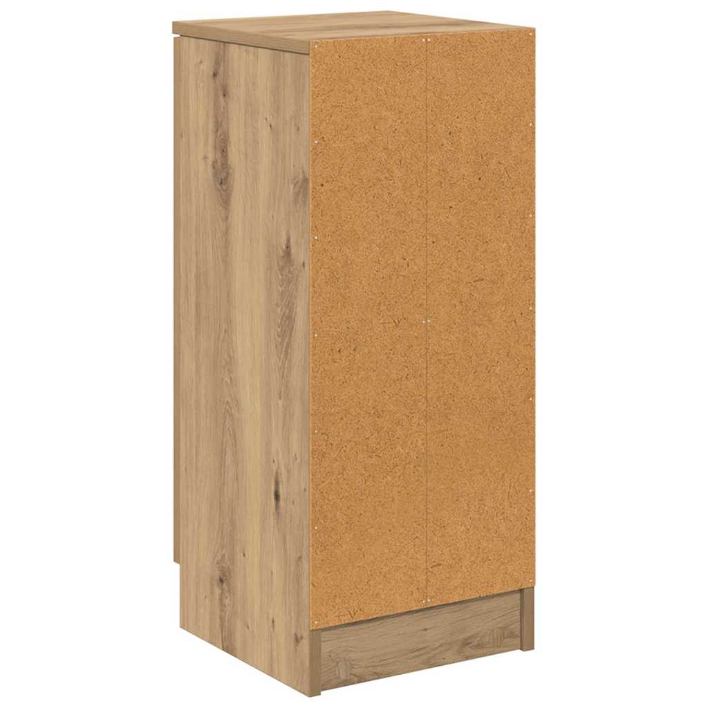 Dressoir Artisan Eiken 30 x 30 x 70 cm Bewerkt hout is nu te koop bij PeponiXL, paradijselijk wonen!
