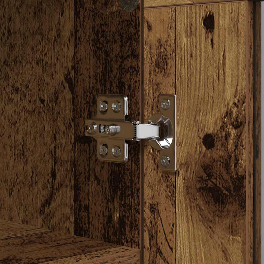 Dressoir Oud Hout 69,5 x 34 x 90 cm Gemonteerd hout en ijzer is nu te koop bij PeponiXL, paradijselijk wonen!