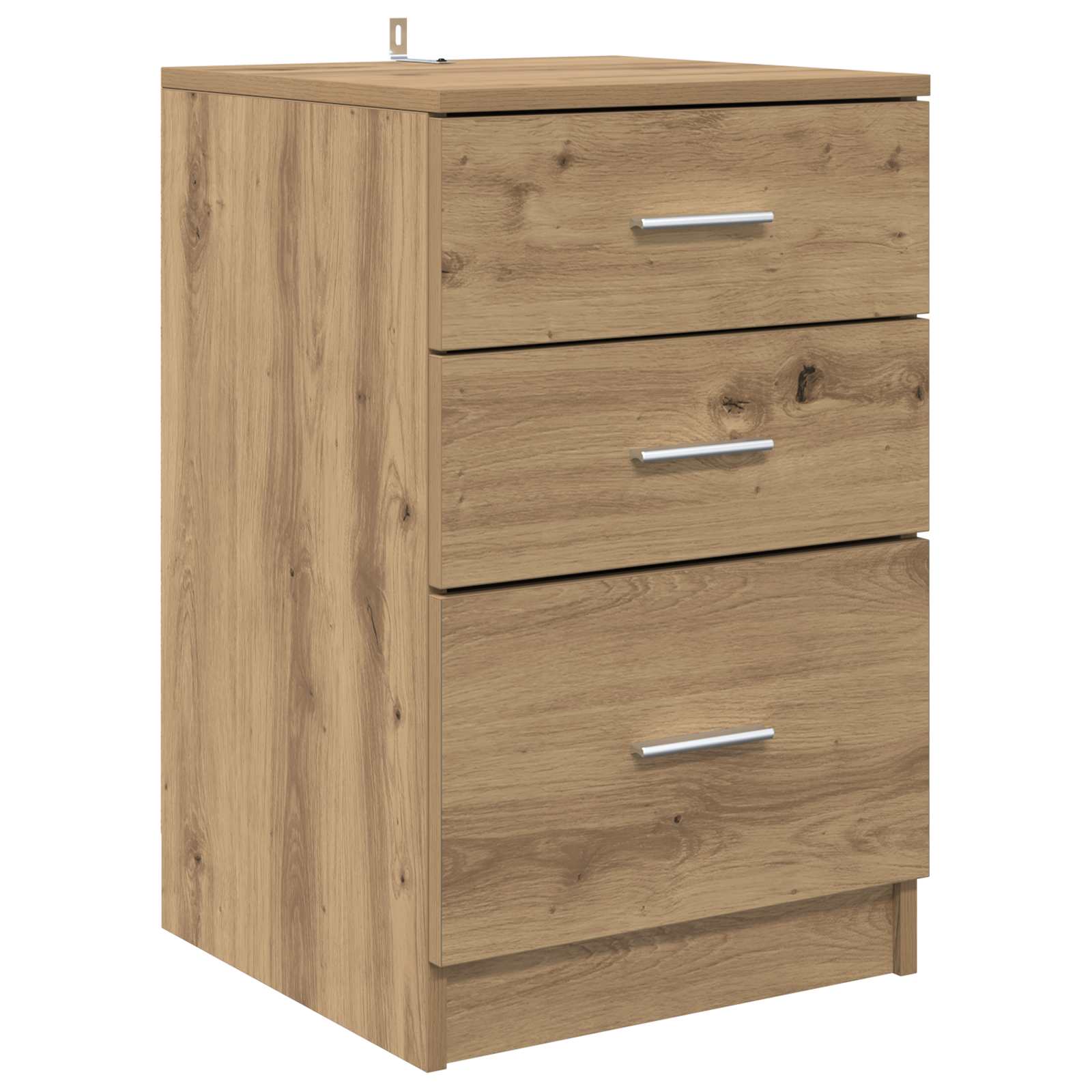 Nachtkastje Artisan Eiken 40 x 40 x 63 cm Bewerkt hout is nu te koop bij PeponiXL, paradijselijk wonen!