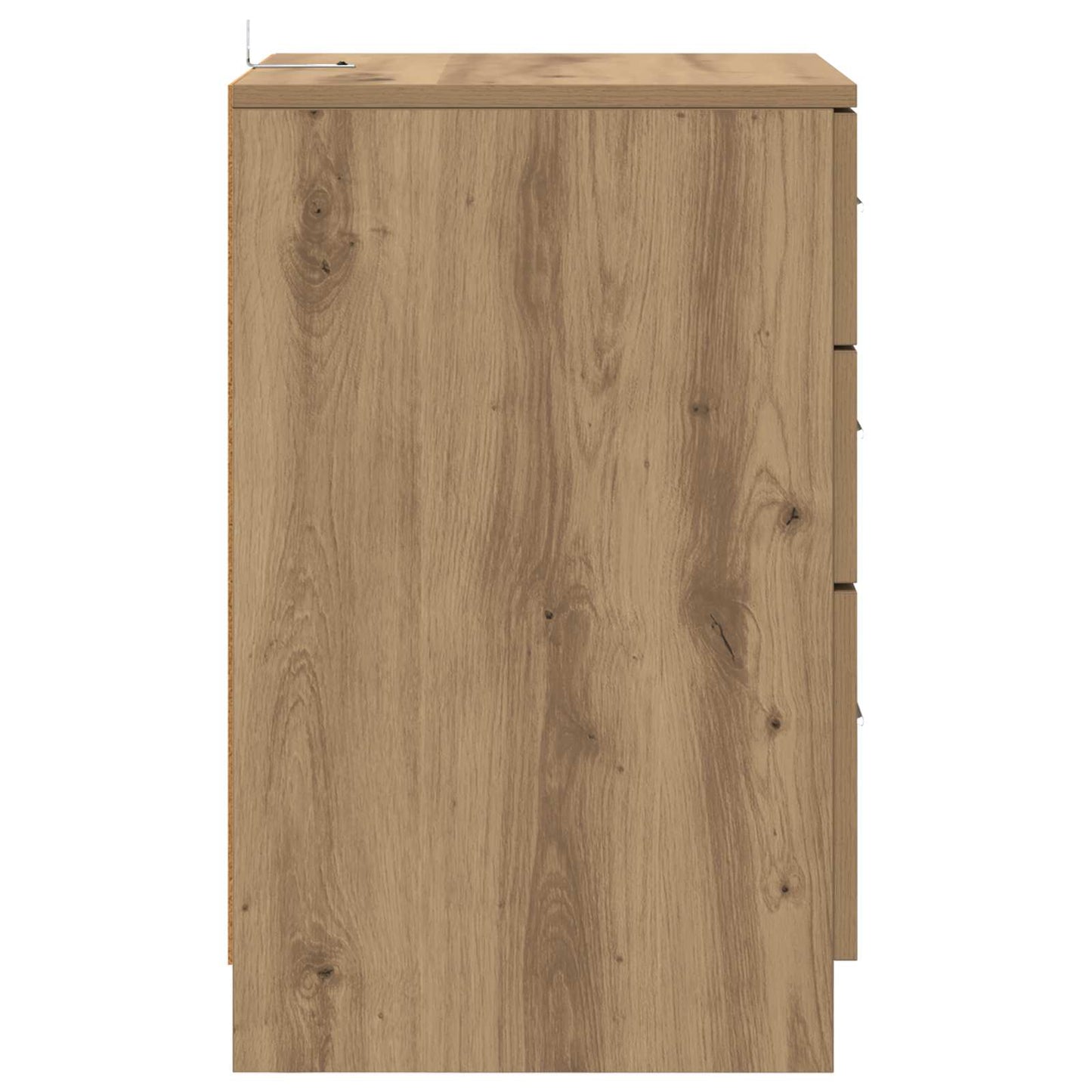 Nachtkastje Artisan Eiken 40 x 40 x 63 cm Bewerkt hout is nu te koop bij PeponiXL, paradijselijk wonen!