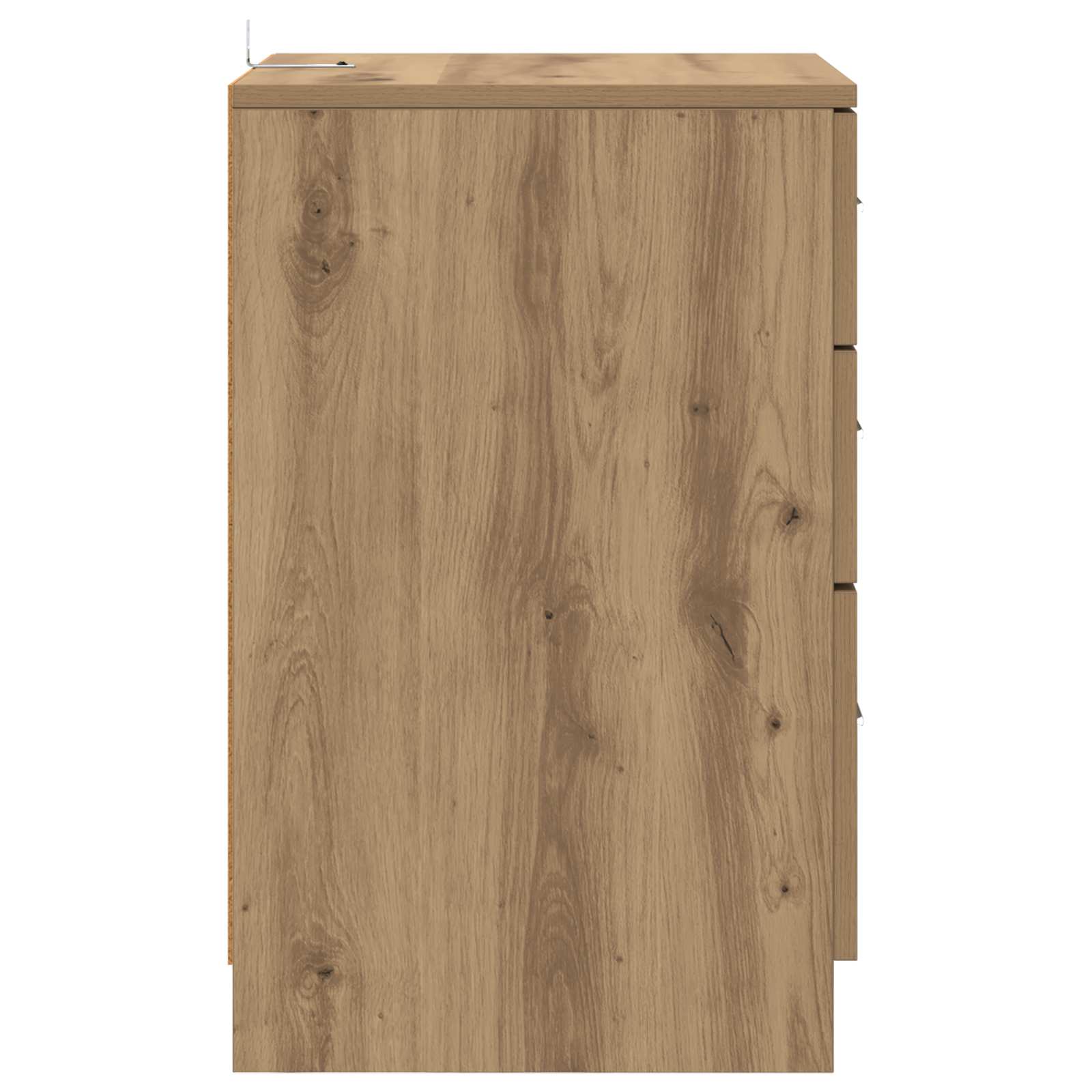 Nachtkastje Artisan Eiken 40 x 40 x 63 cm Bewerkt hout is nu te koop bij PeponiXL, paradijselijk wonen!