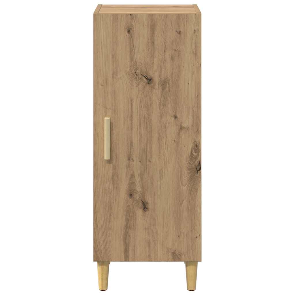 Dressoir Artisan Eiken 34,5 x 34 x 90 cm Bewerkt hout is nu te koop bij PeponiXL, paradijselijk wonen!