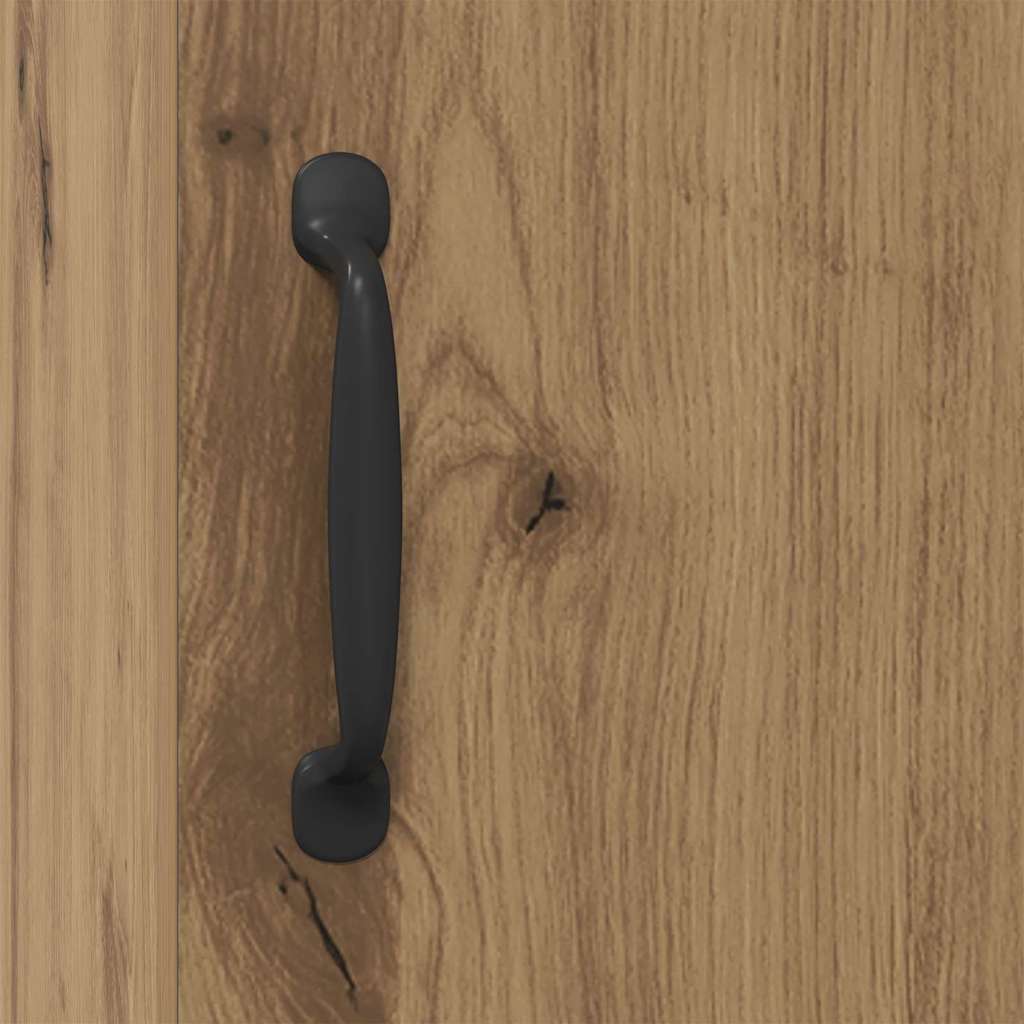 Dressoir Artisan Eiken 34,5 x 34 x 90 cm Bewerkt hout is nu te koop bij PeponiXL, paradijselijk wonen!