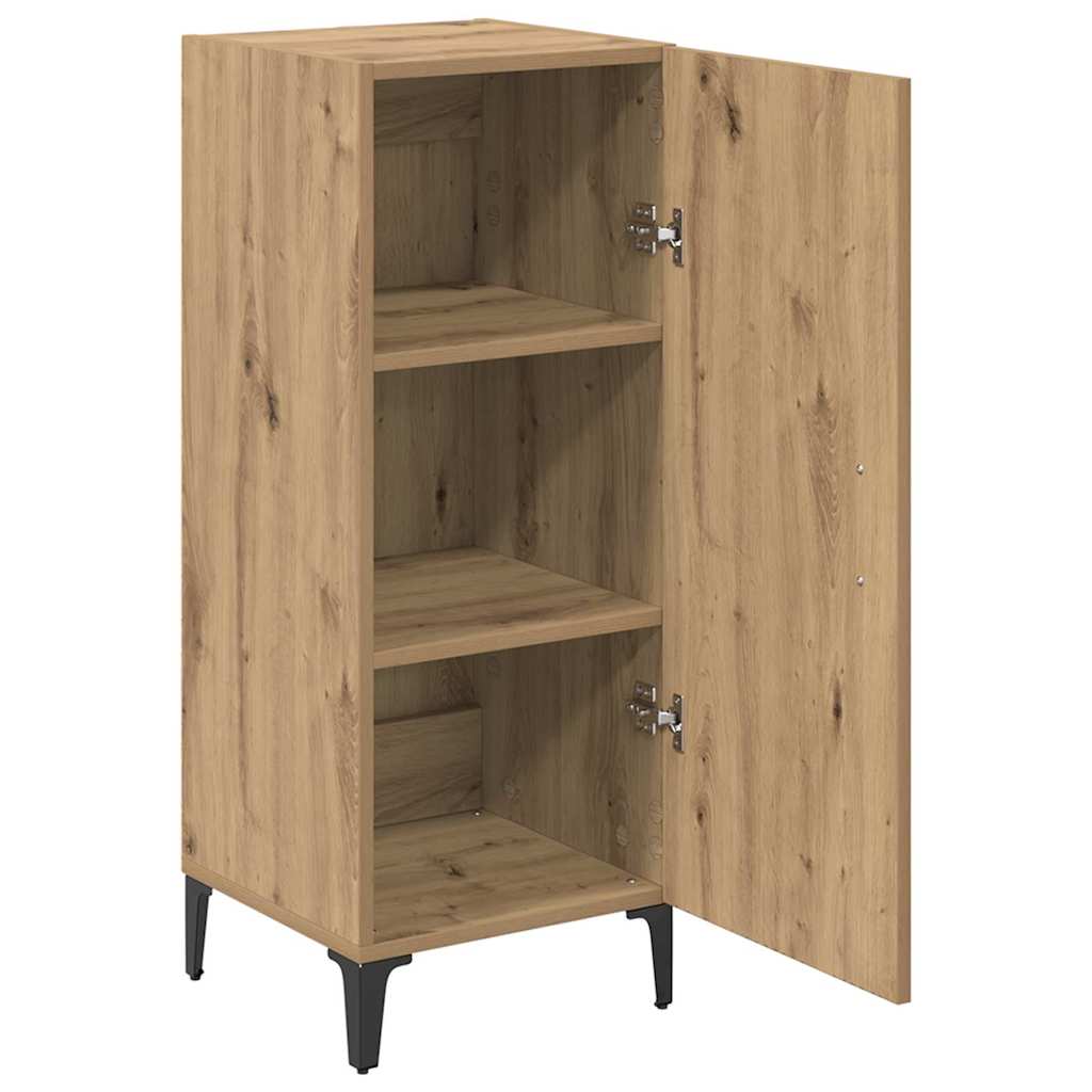 Dressoir Artisan Eiken 34,5 x 34 x 90 cm Bewerkt hout is nu te koop bij PeponiXL, paradijselijk wonen!