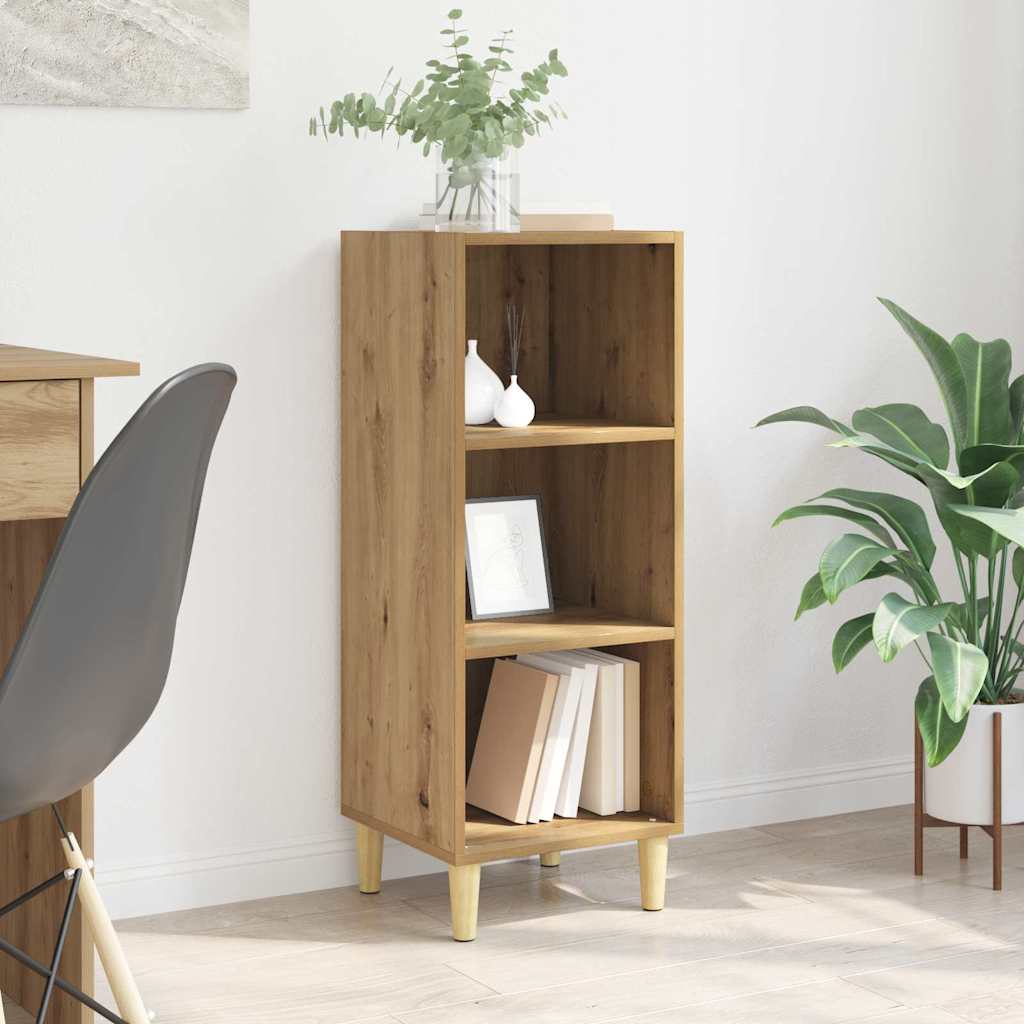 Dressoir Artisan Eiken 34,5 x 32,5 x 90 cm Bewerkt hout is nu te koop bij PeponiXL, paradijselijk wonen!