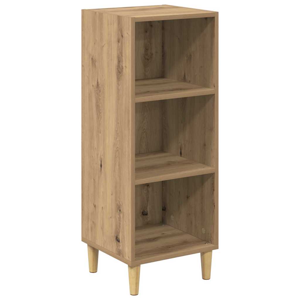 Dressoir Artisan Eiken 34,5 x 32,5 x 90 cm Bewerkt hout is nu te koop bij PeponiXL, paradijselijk wonen!