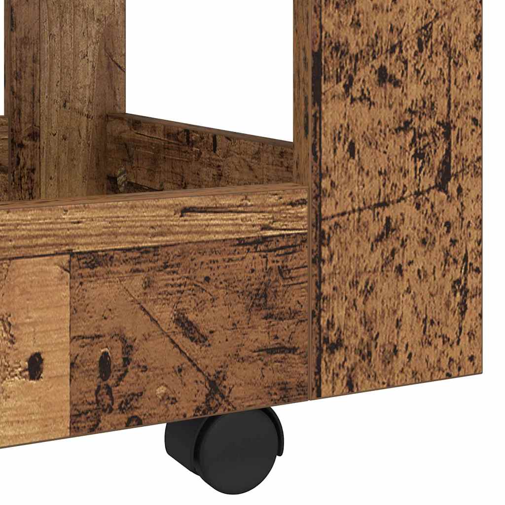 Bureau Trolley Oud Hout 60 x 45 x 60 cm Bewerkt hout is nu te koop bij PeponiXL, paradijselijk wonen!