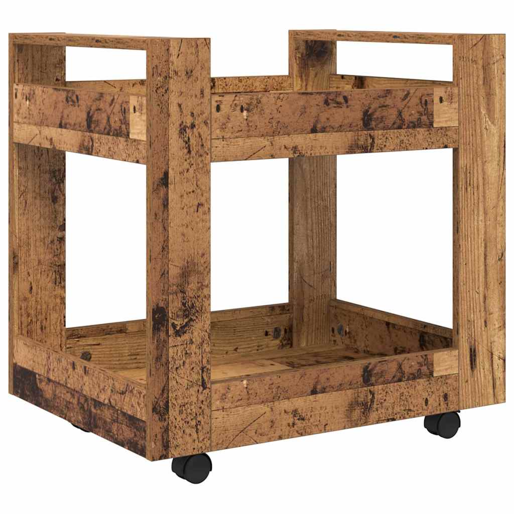 Bureau Trolley Oud Hout 60 x 45 x 60 cm Bewerkt hout is nu te koop bij PeponiXL, paradijselijk wonen!